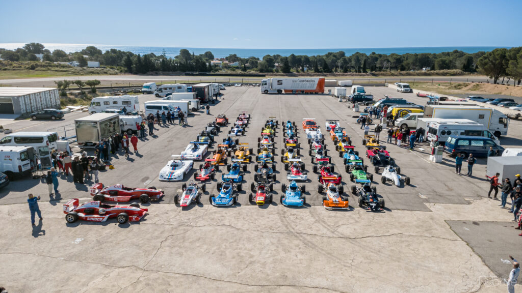 Formula Vintage: más de 50 monoplazas históricos frente al mar de Calafat 3 Formula Vintage 2026